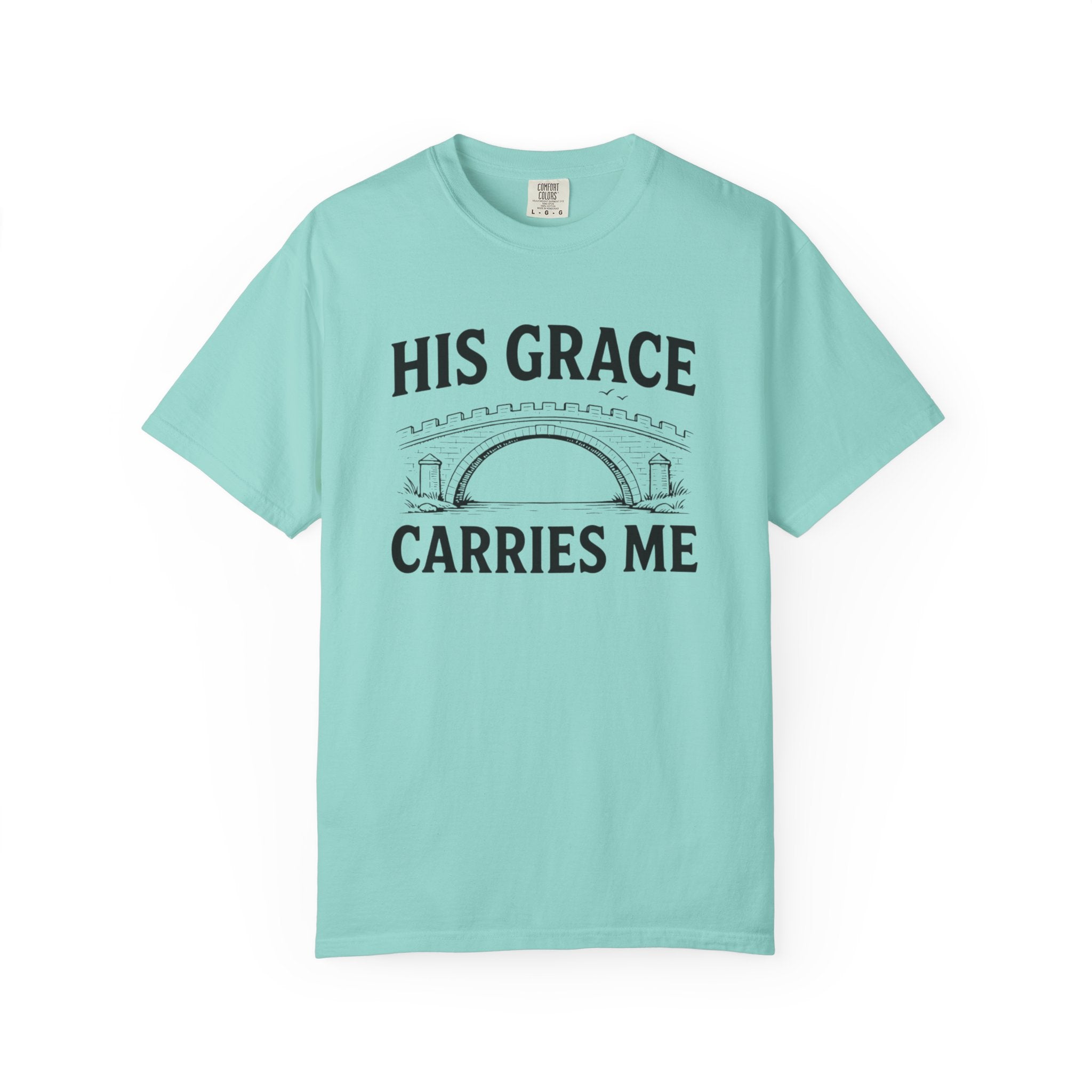 His Grace Carries Me Bridge T-Shirt