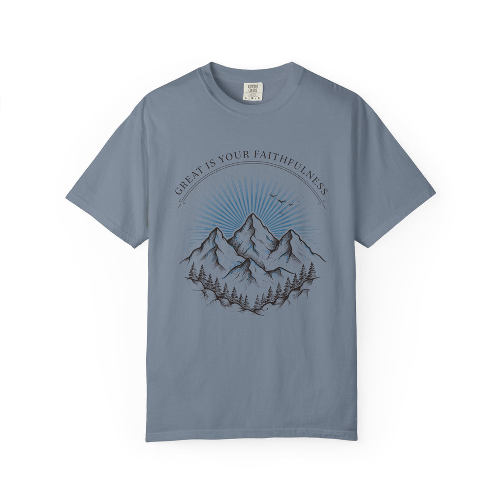 Great Is Your Faithfulness Mountain T-Shirt