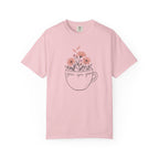 Floral Tea Cup Grace Upon Grace T-Shirt
