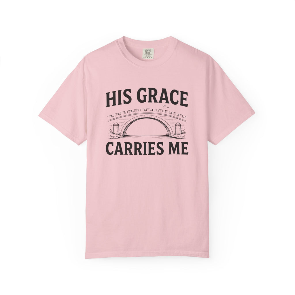 His Grace Carries Me Bridge T-Shirt