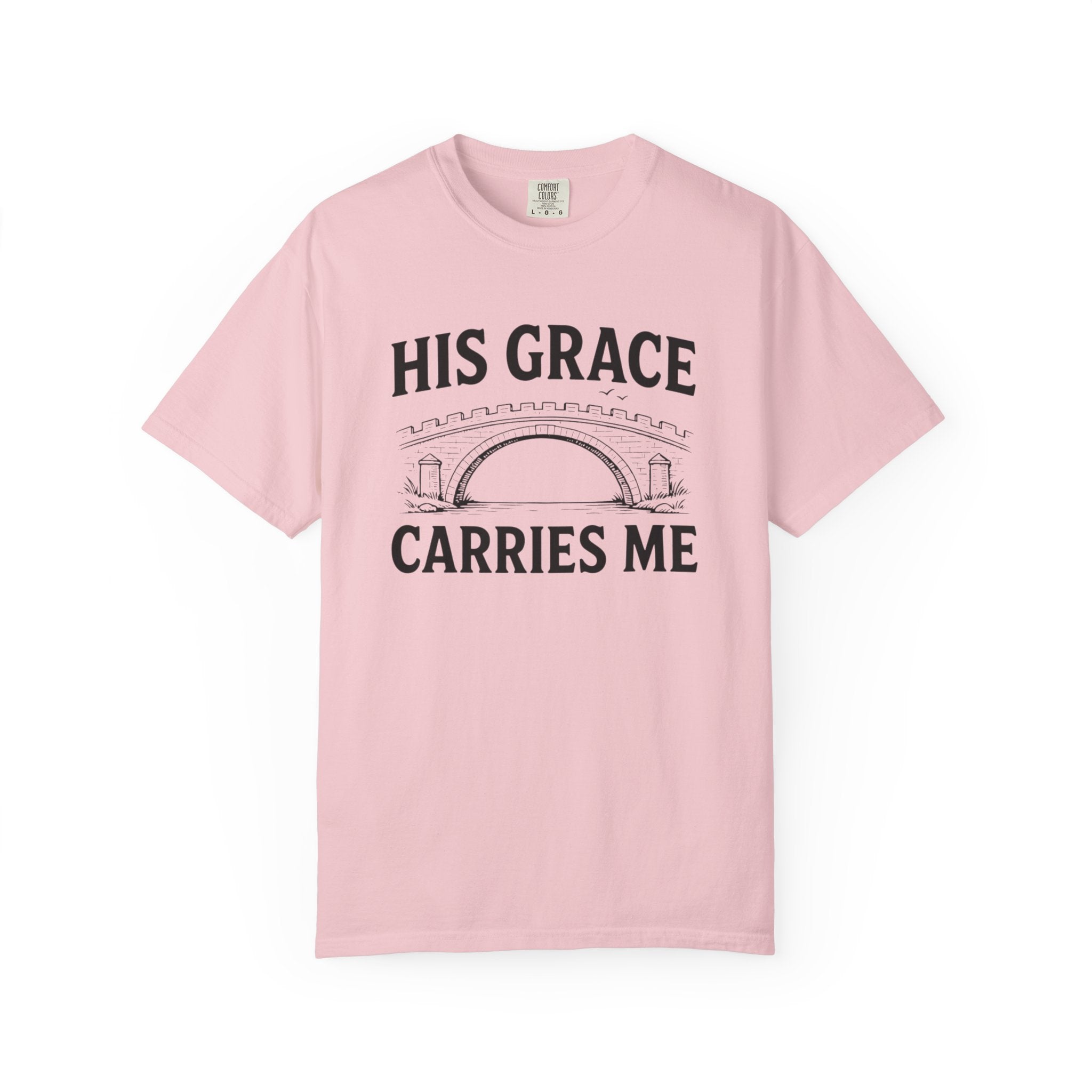 His Grace Carries Me Bridge T-Shirt