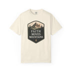 Faith Moves Mountains Badge T-Shirt
