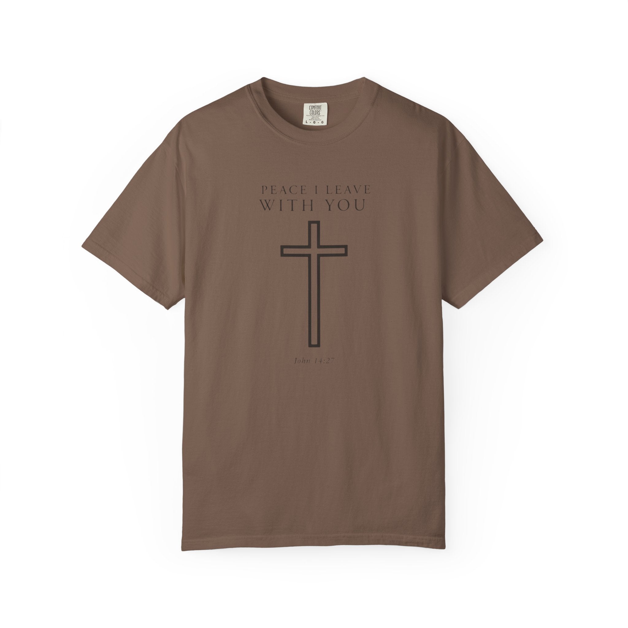 Peace I Leave With You Cross John 14:27 T-Shirt