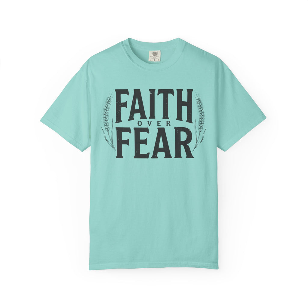 Faith Over Fear Bold Wheat T-Shirt