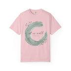 It Is Well With My Soul Floral Brush Stroke T-Shirt