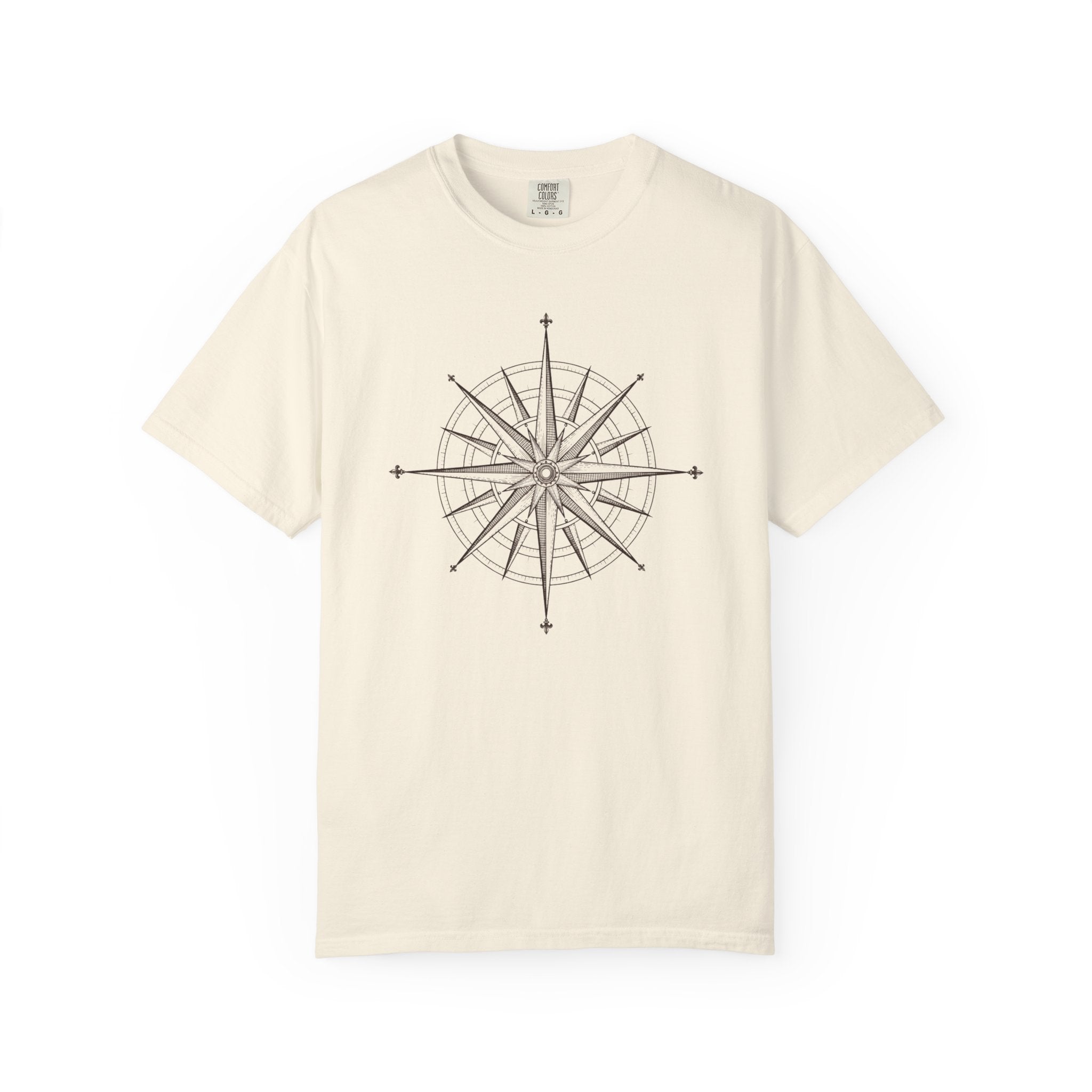 Compass Graphic T-Shirt - Minimalist Christian Tee