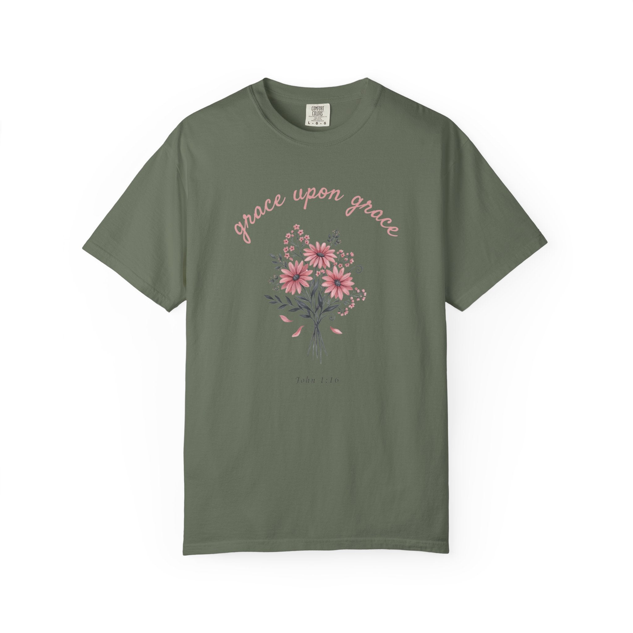 Grace Upon Grace Bouquet John 1:16 T-Shirt