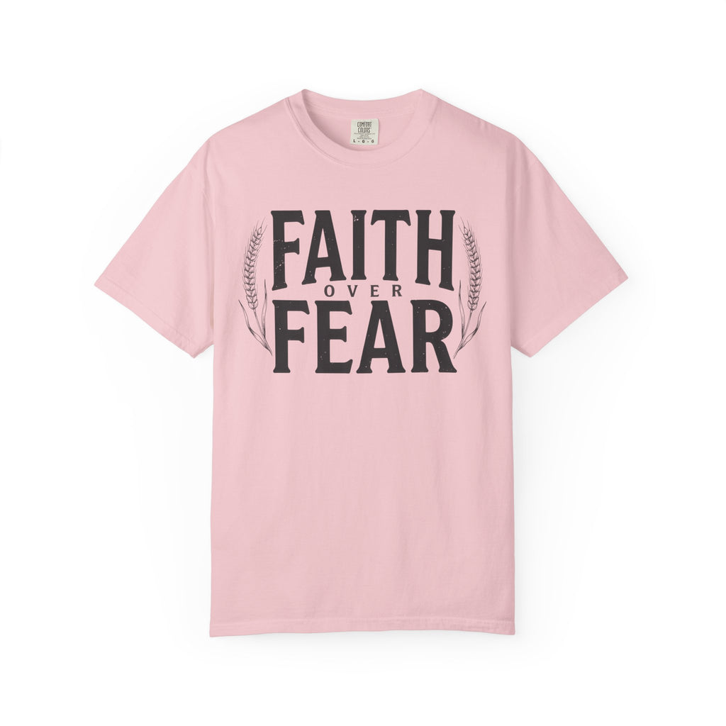 Faith Over Fear Bold Wheat T-Shirt