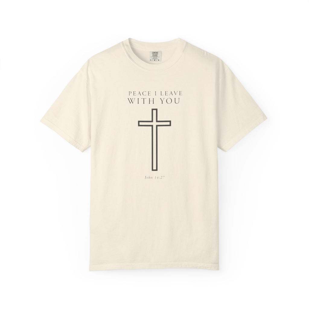 Peace I Leave With You Cross John 14:27 T-Shirt