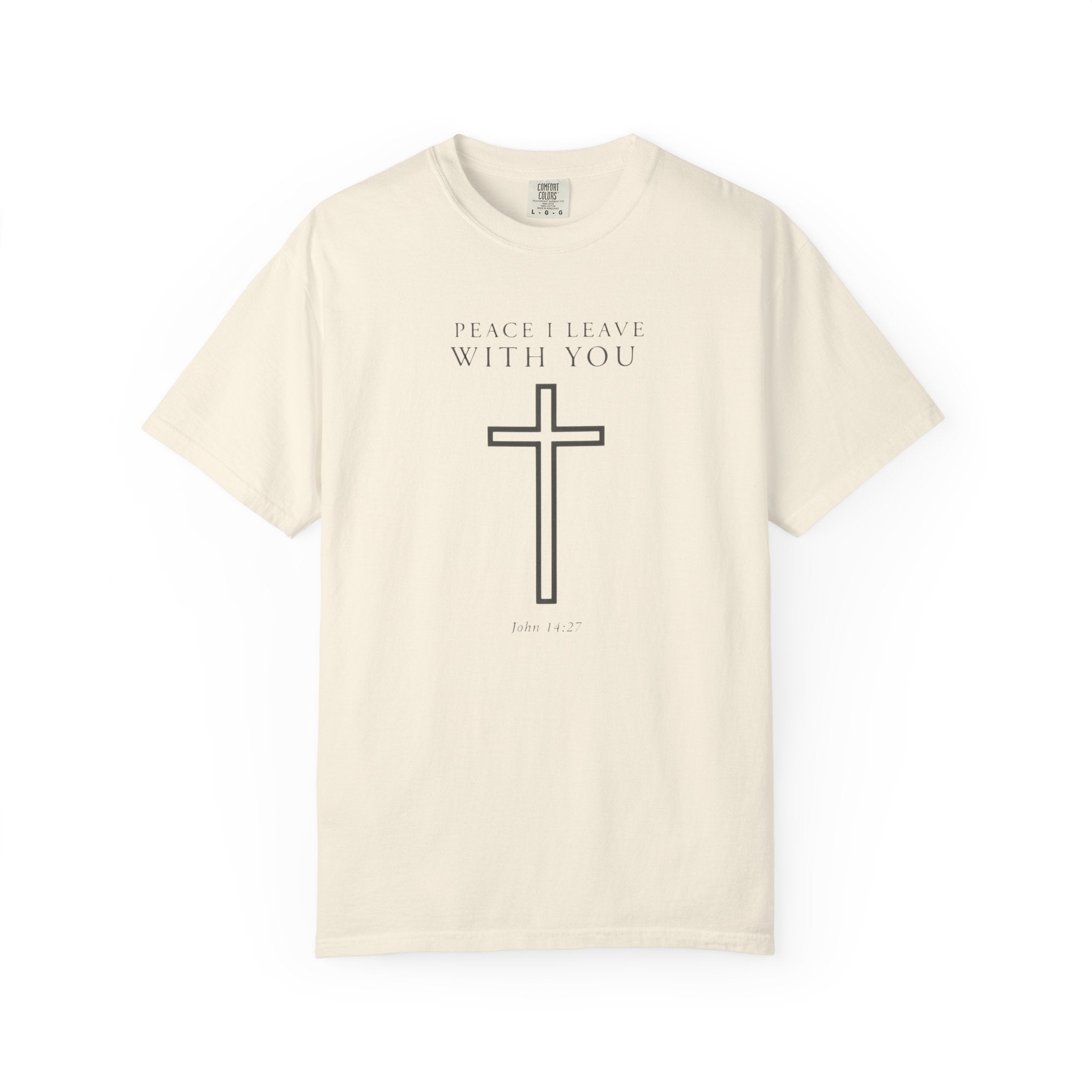 Peace I Leave With You Cross John 14:27 T-Shirt