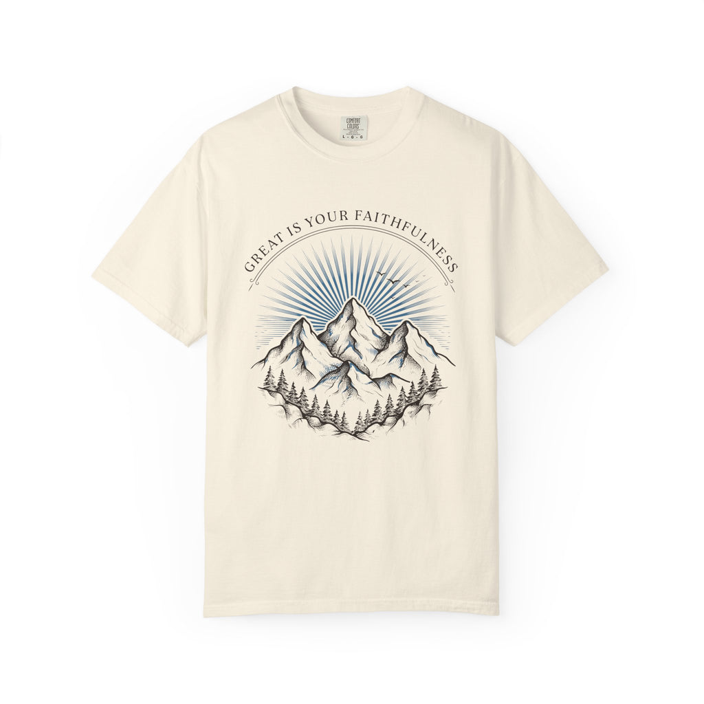 Great Is Your Faithfulness Mountain T-Shirt