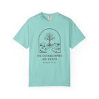 He Establishes My Steps Psalm 37:23 T-Shirt