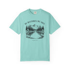 He Restores My Soul Mountain Psalm 23:3 T-Shirt