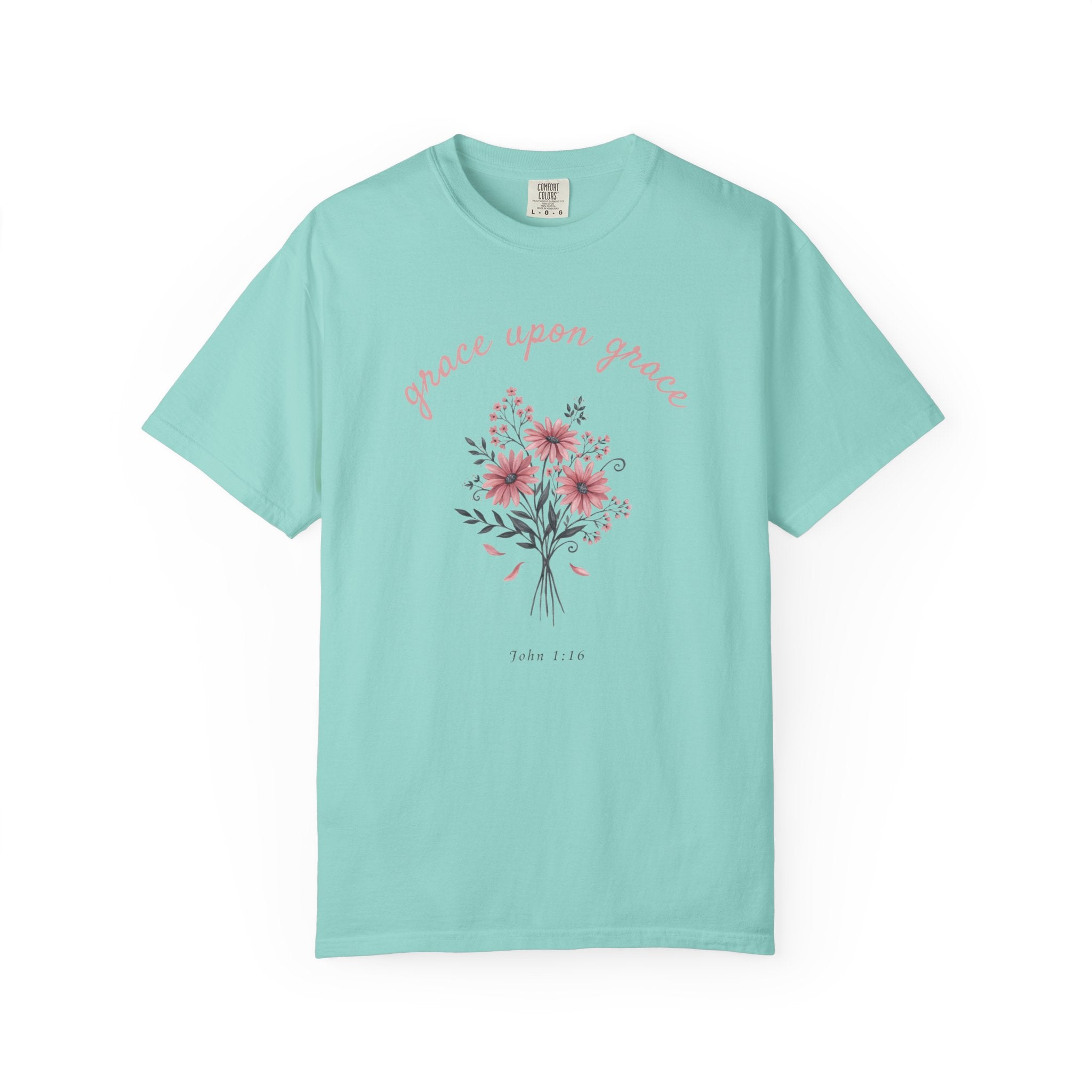 Grace Upon Grace Bouquet John 1:16 T-Shirt