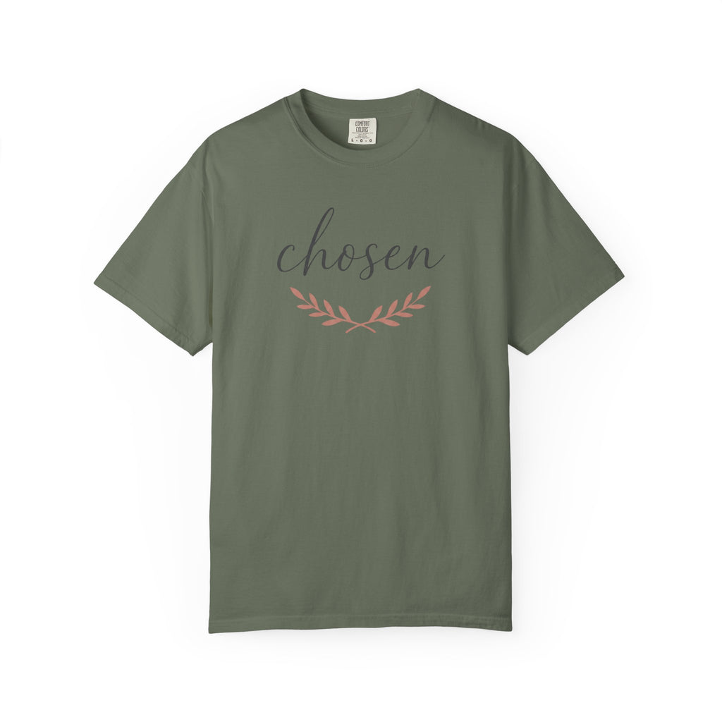Chosen Script Sprig T‑Shirt