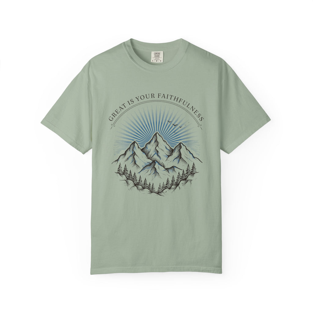 Great Is Your Faithfulness Mountain T-Shirt