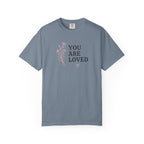 You Are Loved Pink Floral T-Shirt