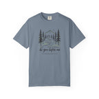 He Goes Before Me Mountain DEUTERONOMY 31:8 T-Shirt
