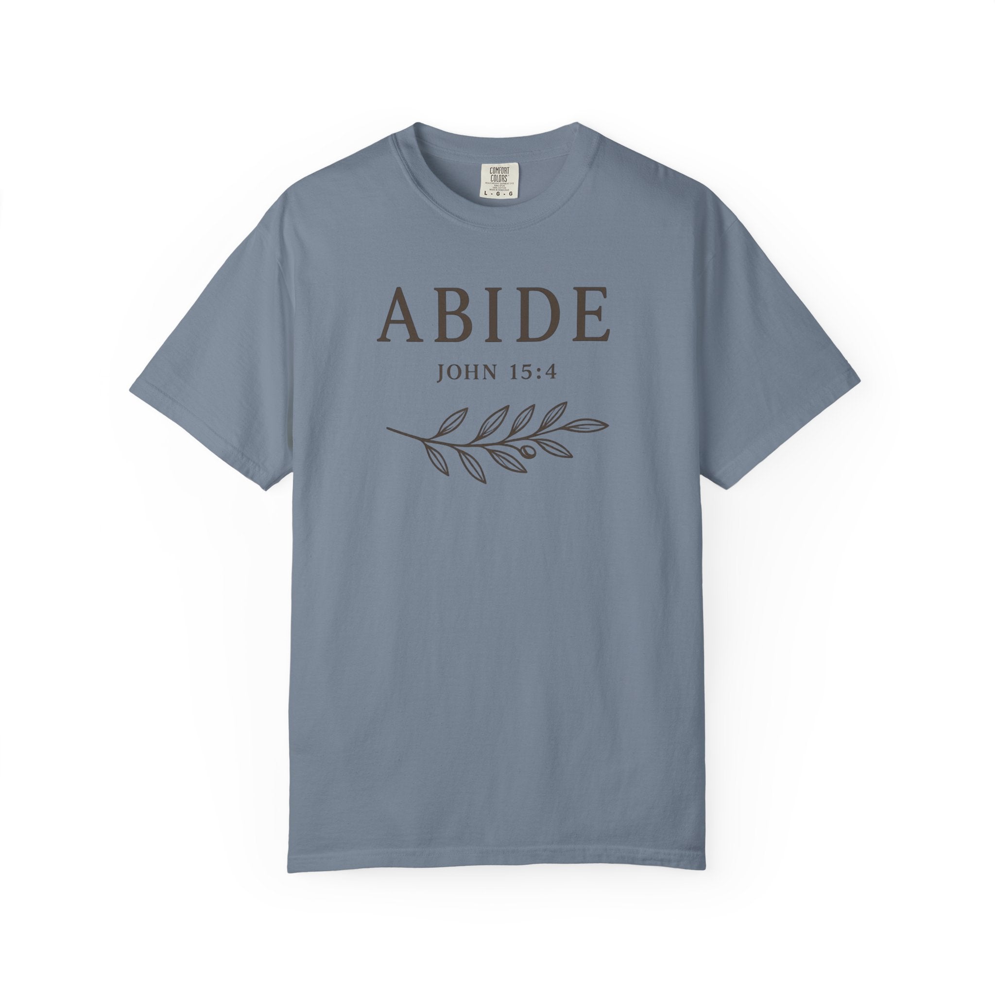Abide John 15:4 Olive Branch T-Shirt