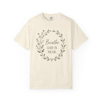 Breathe God Is Near Wreath T-Shirt