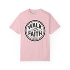 Walk By Faith Badge 2 Corinthians 5:7 T-Shirt