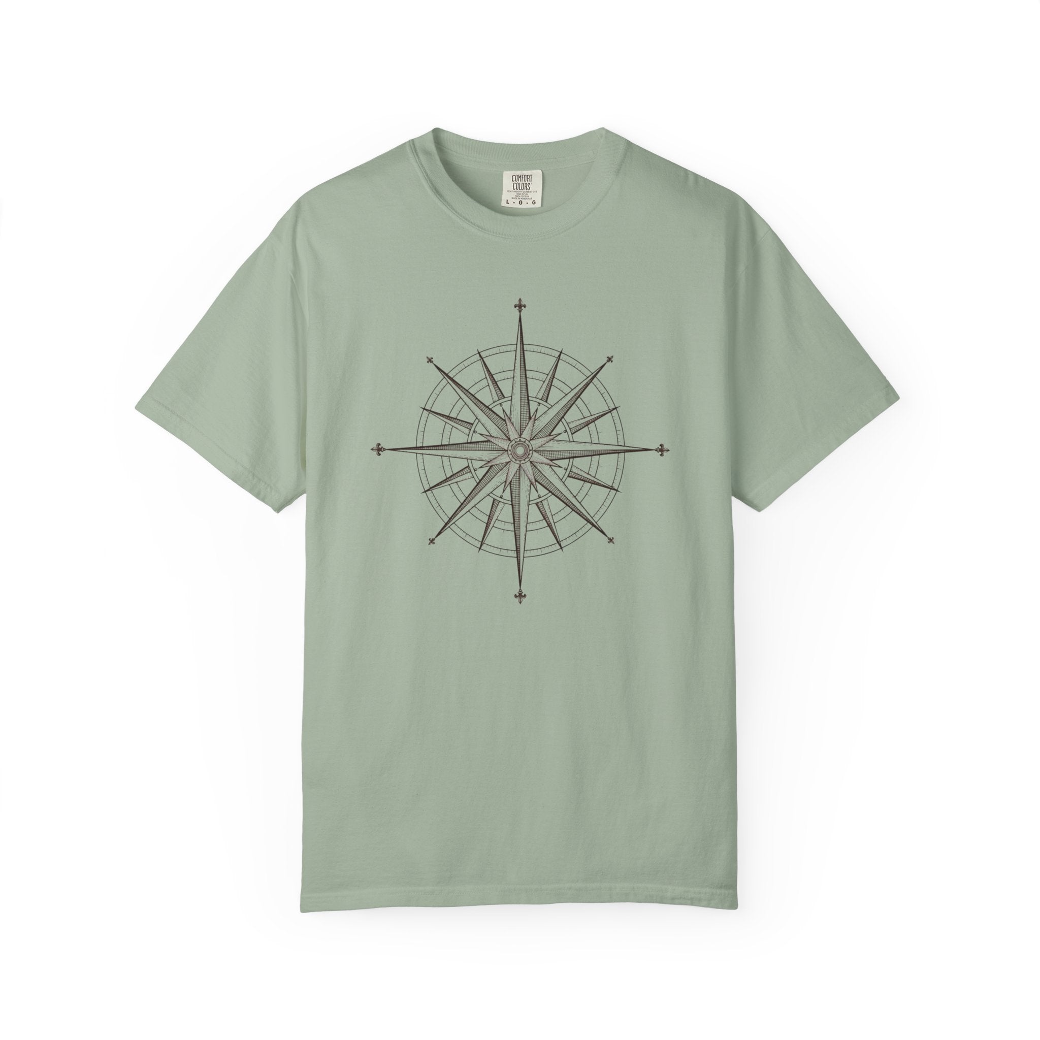 Compass Graphic T-Shirt - Minimalist Christian Tee