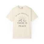 In His Presence There Is Peace Mountain T‑Shirt
