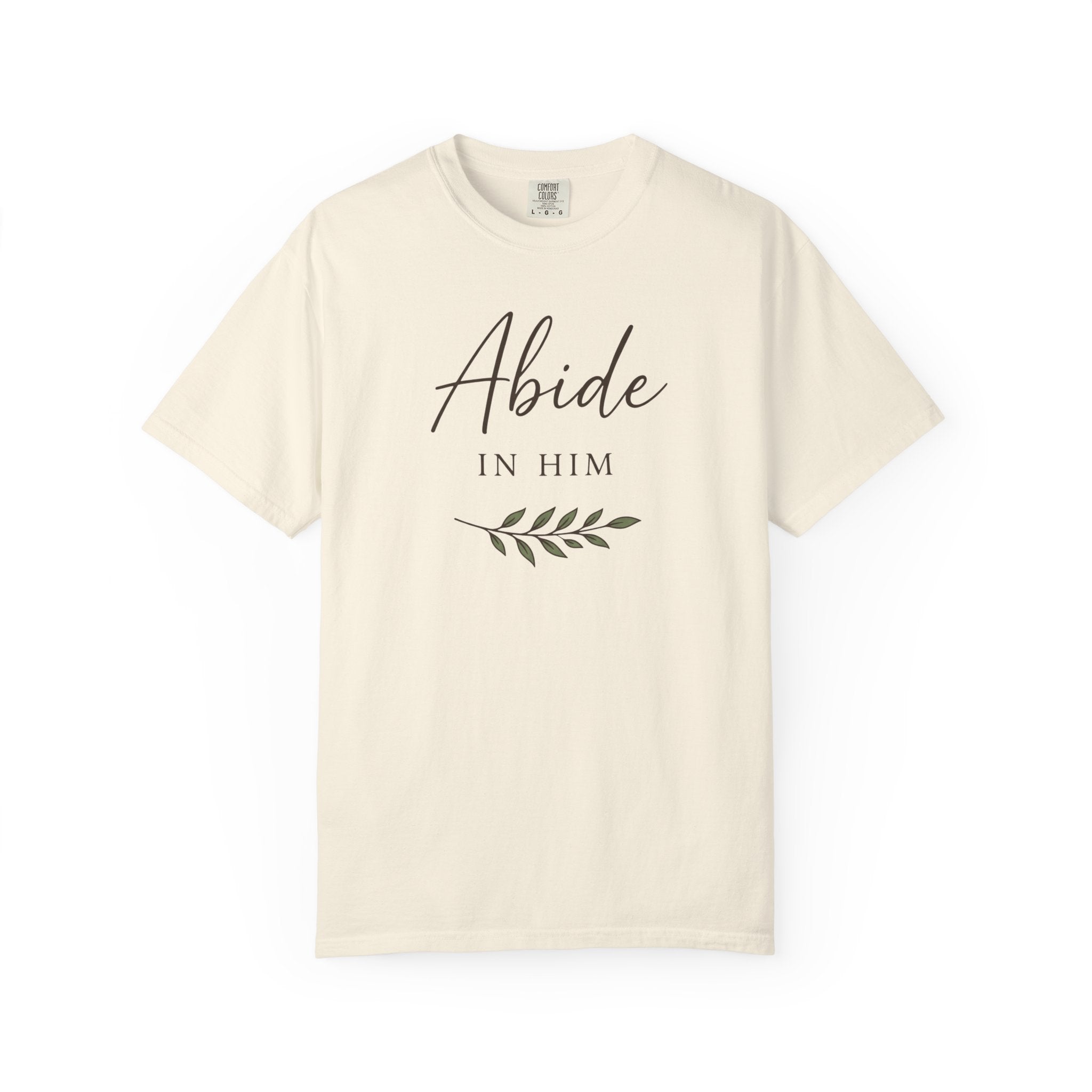 Abide in Him Sprig T-Shirt