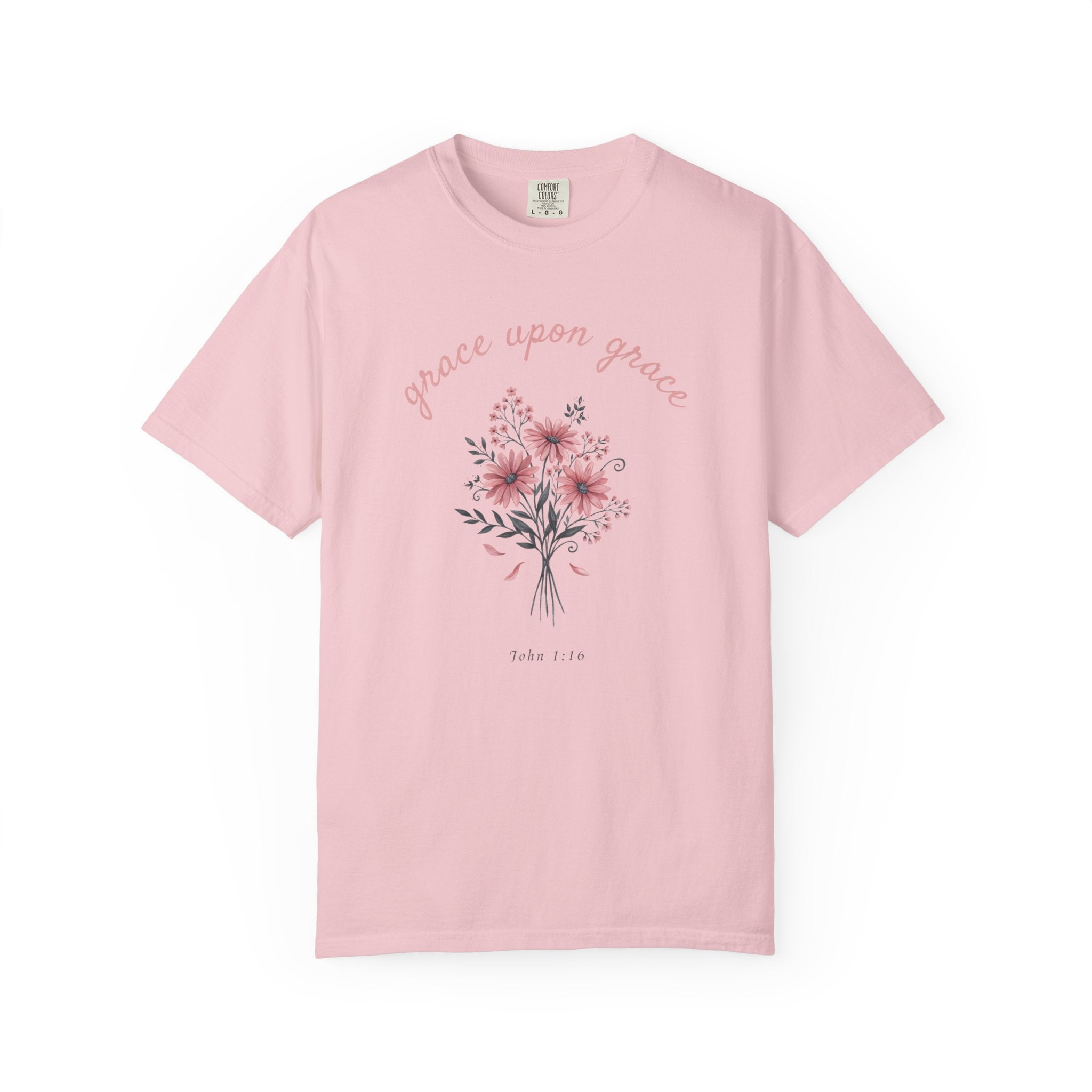 Grace Upon Grace Bouquet John 1:16 T-Shirt