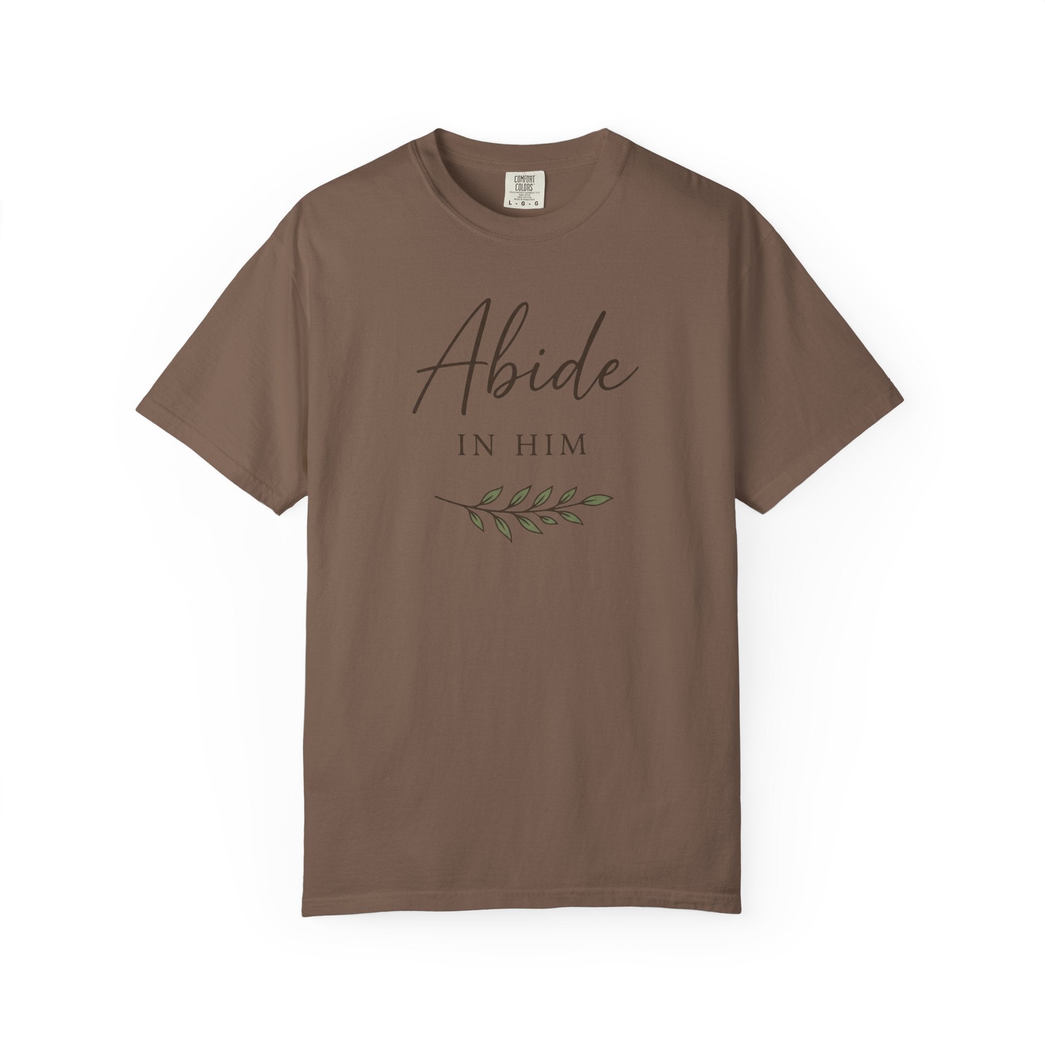 Abide in Him Sprig T-Shirt